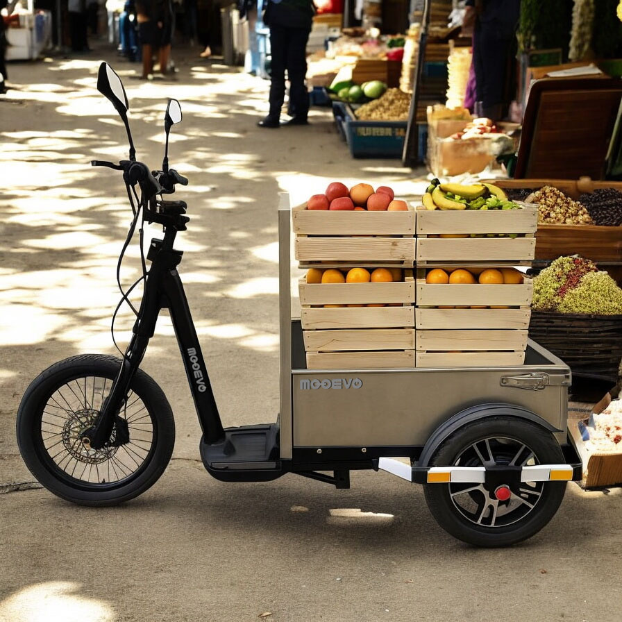 Patinete Eléctrico Carga Descarga Transporte Mercancías Mercamadrid