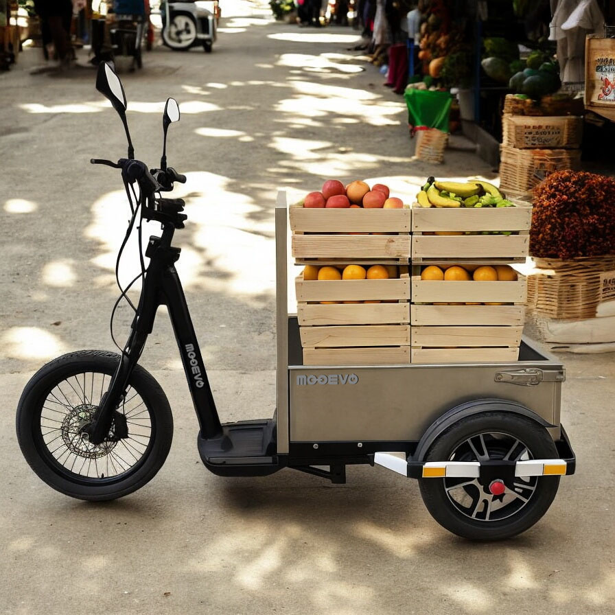 Vehículo Eléctrico Para Mercados Carga y Descarga Frutas Verduras Mercabarna